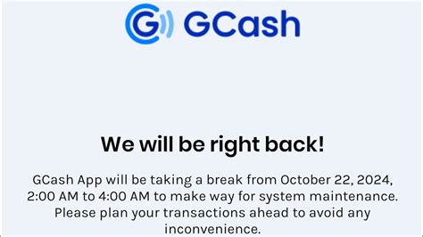 does gcash have maintenance today|GCash says now back to normal after outage reports.